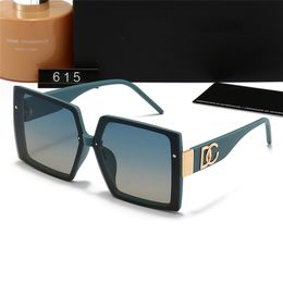 Lunettes de soleil de concepteur pour femmes hommes lunettes de soleil mode plein cadre UV400 carré lentille polarisée lunettes de soleil de plage en plein air pour femme mélange couleur rectangle