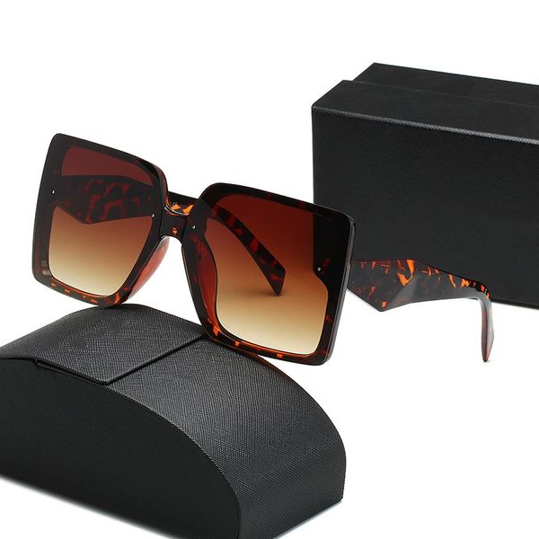 gafas de sol de diseñador para mujeres gafas de sol para hombre hombres Moda al aire libre Atemporal Estilo clásico Gafas Retro Unisex Gafas Deporte Conducción Múltiple Square P leopardo