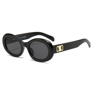 Gafas de sol de diseñador para mujeres gafas triómesas de protección ultravioleta