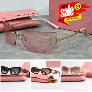 Lunettes de soleil de créateur pour femmes miumius lunettes de soleil de luxe lunettes de soleil miuity miu lettre lunettes de piste femmes lunettes carrées nuances voyage lunettes de soleil de conduite