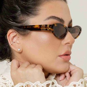 Lunettes de soleil design pour femmes lunettes de soleil mu lunettes de soleil ovales lunettes de soleil monogramme de luxe lunettes de soleil de haute qualité avec boîte d'origine