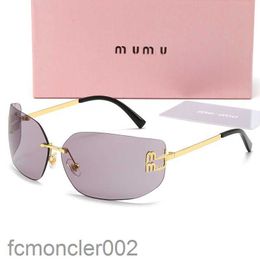 Designer zonnebril voor vrouwen oversized luxe heren mannenontwerpers miui lunette de soleil mui sun glazen optionele sonnenbrillen gafas sol met box ce2l