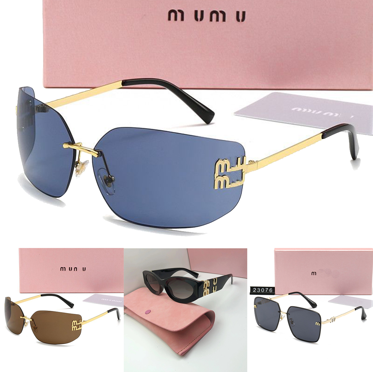 Projektanści okulary przeciwsłoneczne dla kobiet duże luksusowe męskie okulary przeciwsłoneczne mężczyźni Projektanci lunette de soleil okulary przeciwsłoneczne z szerokimi nogami okularowymi prezent z pudełkiem