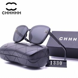 Zonnebrillen designer zonnebrillen voor dames herenzonnebril luxe bril Retro zonnebril hoge kwaliteit c zonnebril met doos 1330