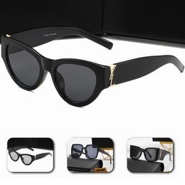 Designer zonnebril voor Womes bril UV400 Bescherming Fashion Sunglass Letter Casual bril met doos Zeer goed