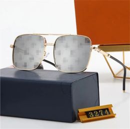 Lunettes de soleil de marque pour hommes, argent brillant, série classique, série Laser, Totem, lentilles Polaroid, verres plein cadre, lunettes de soleil de luxe avec boîte