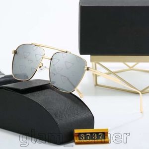 Lunettes de soleil de créateurs Rectangle Luxur