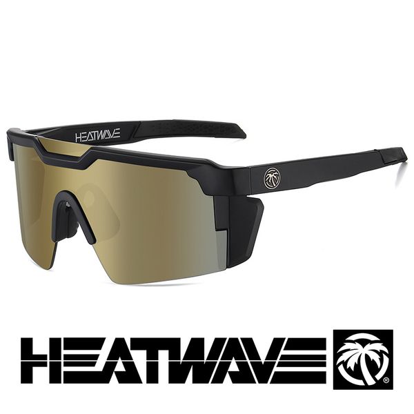 Lunettes de soleil design Heat Wave Cyclisme Haute Qualité True Film Sports de plein air Lunettes de soleil de luxe pour hommes Femmes Vintage Uv400 Lunettes de soleil de conduite