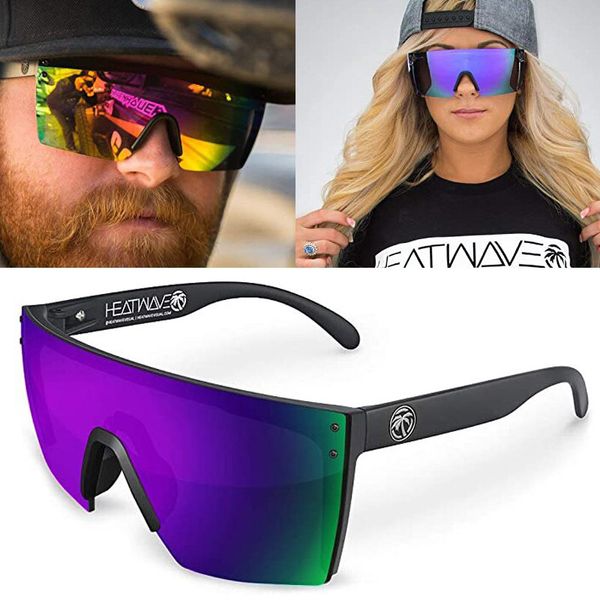 Lunettes de soleil design Heat Wave Visual Future Tech Z80 + Lunettes de soleil de luxe pour hommes femmes Square Vintage Sport Driving Marque Lunettes de soleil Oculos