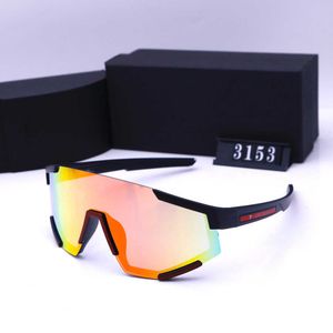 Designer zonnebrillen Hot Selling P Trendy en modieuze fietspiloot Pilot Goggles Hoogwaardige buitensport zonnebril