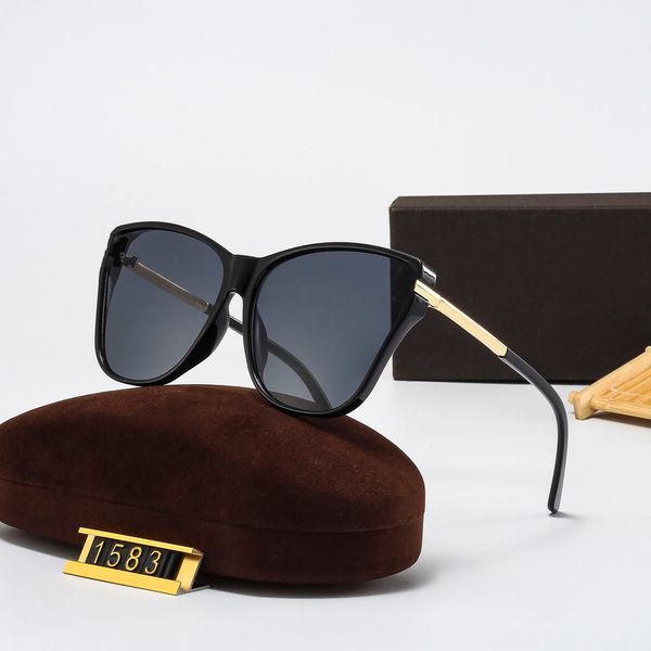 Lunettes de soleil de designer James Bond Tom Sunglass lunettes de designer hommes femmes marque super star célébrité conduite lunettes de soleil pour dames mode lunettes de haute qualité