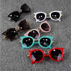 Gafas de sol de diseñador Niños Ojo de gato Gafas de sol Niños Marca Verano Playa Anteojos Niñas Protección UV Gafas Niño Accesorios de moda E85