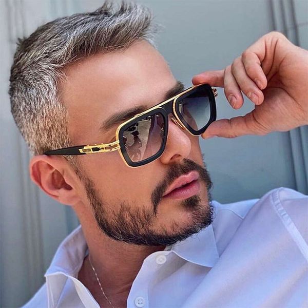 lunettes de soleil design KILA Box Lunettes de soleil Steam Punk tendance pour hommes style Instagram haut de gamme