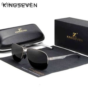 Lunettes de soleil designer Lunettes de soleil Kingseven Lunettes de Soleil Polarises Marque pour homme et femme en aluminium Effet Miroir Uv400 KINGSEVEN BRANDES AB76