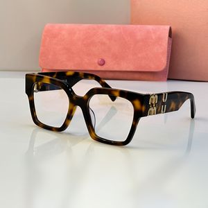 Designer zonnebril dames zonnebrillen mui mui glazen bril in de bril Moderne verfijning hoogwaardige brillen luxe luxe ontwerpers zonnebril optische frames