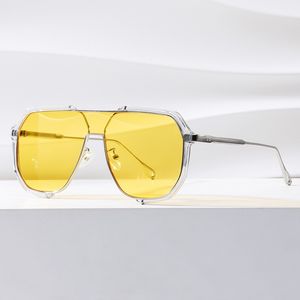 Lunettes de soleil de luxe Channel Sunglass Square Cadres Lunettes Hommes Femmes Goggle Conduite extérieure Shades Lunettes Beach Lunettes de soleil 7 couleurs