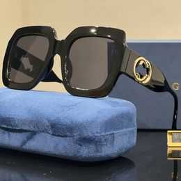 Lunettes de soleil de luxe lunettes de soleil polarisées personnalité hommes résistants aux UV lunettes de soleil rétro lunettes de soleil carrées lunettes décontractées avec boîte