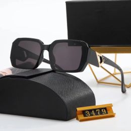 Designer zonnebrillen luxe zonnebrillen voor dames en heren 4 kleuren Optionele topkwaliteit gepolariseerde brillen zonnebril met UV400-beschermingslenzen