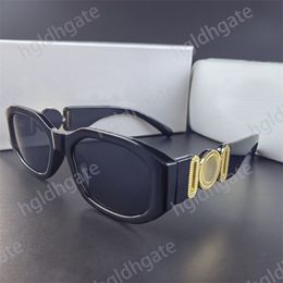 Luxe dames lunette designer zonnebril voor heren bril gepolariseerde gafas de sol tinten bril met doos strand zonbestendig klein frame mode zonnebril zwart wit