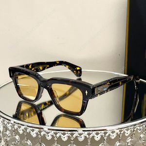 Lunettes de soleil design hommes Chunky plaque luxe JAC MARIE FELLINI lunettes faites à la main Sports de plein air lunettes de soleil de protection pour femmes rétro cadre carré boîte d'origine