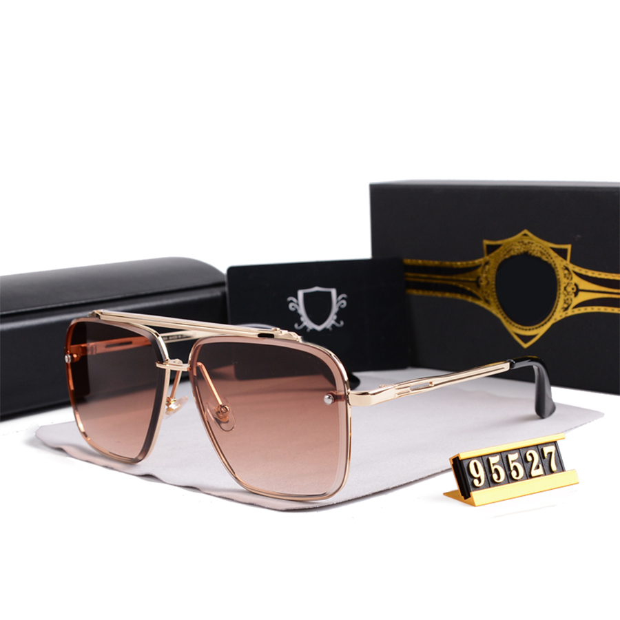 Designer Sonnenbrille Männer Klassische Sonnenbrille Frauen Sonnenbrillen Mode Retro Square Sonnenbrille in 5 Farben erhältlich