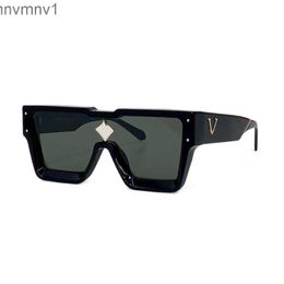 2023 designer zonnebril mannen cycloon zonnebril Z1547 vintage vierkante frame Rhomboid diamant bril Avant-garde unieke stijl Anti-Ultraviolet PPFI