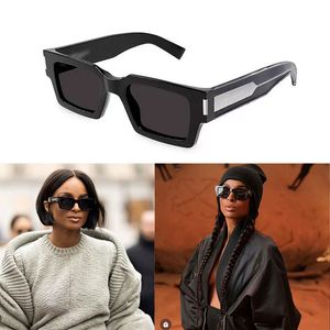 Gafas de sol de diseñador Hombres Placa gruesa Calidad de lujo SL572 Gafas de montura cuadrada clásicas Gafas de sol deportivas negras con protección UV para mujer Caja original de moda