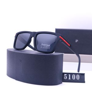 Designer zonnebrillen heren trend vierkante zonnebril voor dames trend heren casual cadeaubril Strandzonwering UV-bescherming gepolariseerde bril met doos