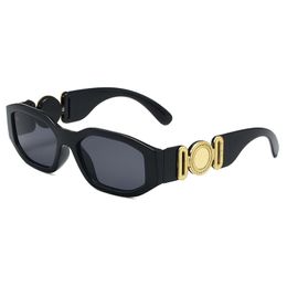 Designer zonnebrillen mannen damesontwerper zonnebril luxe zonnebril mode rechthoek frame klassieke zonnebril voor dames heren bril Tide occhiali da sole