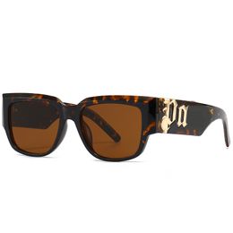 Lunettes de soleil design hommes palmangel femmes lunettes de soleil lettres lunettes de luxe grand cadre lettre lunettes de designer polarisées uv400 protection populaire hg100