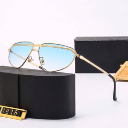 Designer zonnebrillen heren zonnebrillen voor dames klassieke mode luxe brillen unisex zonnebrillen volledig frame Meerdere stijlen optionele doos 6 kleuren voor cadeau erg leuk
