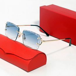 Designer zonnebrillen heren dames mode zonnebril 6018 vierkant metaal anti-ultraviolet unisex optisch frame zwarte verkleuring tempels accessoires brillen