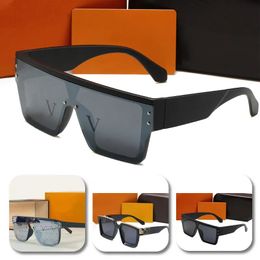 Gafas de sol de diseñador para mujer para hombre Moda Dama Gafas de sol para mujer Classic Million Gafas de lujo Color de mezcla Opcional Lis V firma gafas el sol de mujer