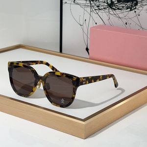 lunettes de soleil design miumius lunettes de soleil en écaille de tortue modèle littéraire Europe et États-Unis Lunettes de soleil pour femmes de bonne qualité Lunettes d'extérieur Lunettes d'été
