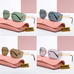 Lunettes de soleil design Mius lunettes de soleil pour femmes lunettes de piste hommes monture carrée lunettes nuances UV400 lunettes de soleil de luxe
