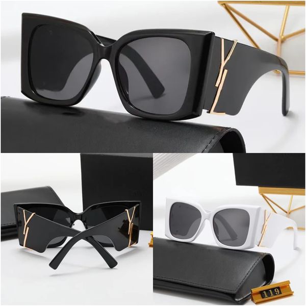 Gafas de sol de diseñador Gafas de sol para hombre para mujer Diseño clásico de lujo UV400 Estilo de motorista versátil Gafas de sol Gafas de viaje al aire libre para regalo con caja AAAAA +