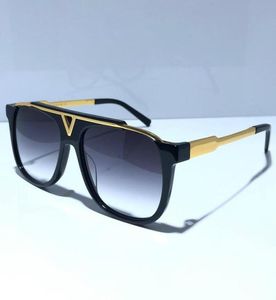 Designer zonnebril populaire retro vintage unisex stijl zonnebril glanzende gouden zomerstijl lasergouder vergulde komt met box5439659
