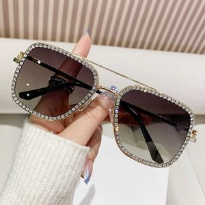 Designer zonnebril rega nieuwe stijl diamant inbedding mode shuangliang straat foto zonnebril zonnebril Instagram gepersonaliseerde zonnebrandcrème buiten zonnebril