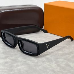 Gafas de sol de diseñador Gafas de sol rectángulos retro para mujeres Square 90S Y2K Famias frías de moda Estética de moda