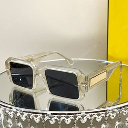 Designer zonnebril sacoche gesneden uit puur handmatig plating logo herenbril FF40073 designerfashion123 designer zonnebril met solide frame voor dames