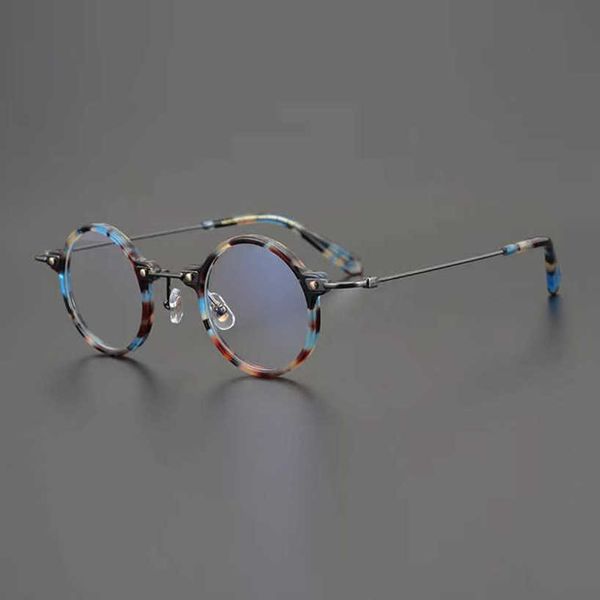 lunettes de soleil design lunettes de soleil pour femmes Super mini gold Beam ronde faite à la main japonaise République de Chine collection plaque myopie monture de lunettes pour hommes femmes