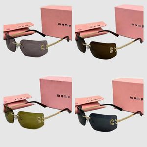 Lunettes de soleil designer Lunettes de soleil verres hommes verres femmes mui piste sans cadre sans camion