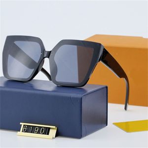 Gafas de sol de diseñador Gafas de sol con sombrilla para exteriores resistentes a los rayos UV con caja