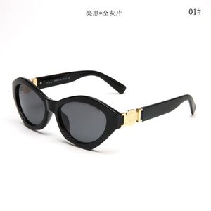 Gafas de sol de diseñador UV400 Gafas de marca Tonos para exteriores Forma de bambú Marco de PC Classic Lady lujo para mujeres 5614
