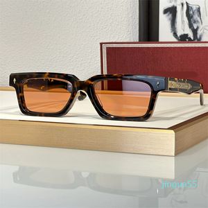 lunettes de soleil design UV400 lunettes de soleil rétro lunettes populaires hommes femmes mode cadre en acétate à la mode nuances classiques verre simple