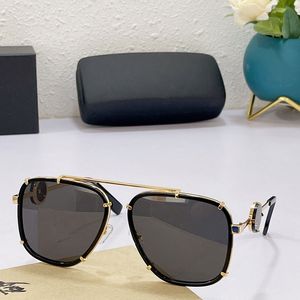 Lunettes de soleil design VE2233 mode simple plein cadre métal temples dames lunettes de protection protection UV avec boîte d'origine