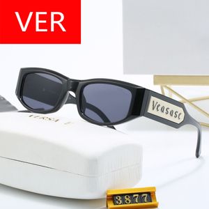 Lunettes de soleil de créateurs verronnes de soleil de luxe pour femmes lunettes de luxe pour hommes pour les hommes de chat de chat de petit cadre carré avec boîte