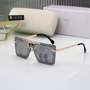 Lunettes de soleil design Vercaces Nouvelle tête Une pièce Grande boîte Personnalité Lunettes de soleil modernes pour hommes et femmes