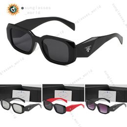 Gafas de sol de diseño Gafas para mujeres Popular Classic Goggle Goggle Outdoor Beach Men Opcional Triangular Signature 7 Styles Resistencia a la radiación multicolor