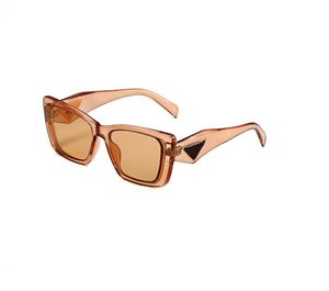 Designer Zonnebril Dames Luxe merk Heren Zonnebril 08 Fashion Street Fotografie Trend bril voor vrouwen Large frame Cat-Eye zonnebrandcrème Zonnebril Licht Tawny